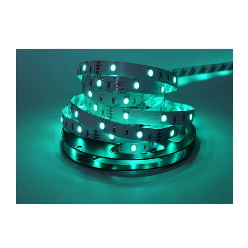 Taśma LED RGB 150SMD5050 niewodoodporna IP20 zielony