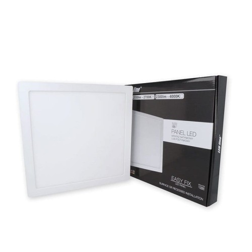 Panel sufitowy biały  24W 230V barwa ciepła 2700k