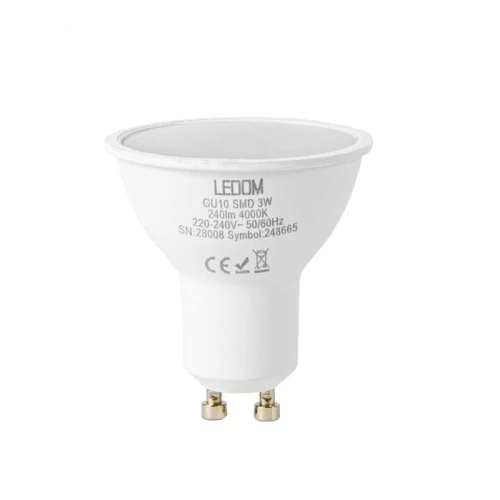 Żarówka LED LEDOM GU10 3W biała dzienna