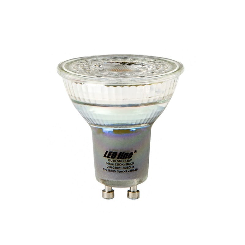 żar LED GU10 5,5W 230V ściemniana_2