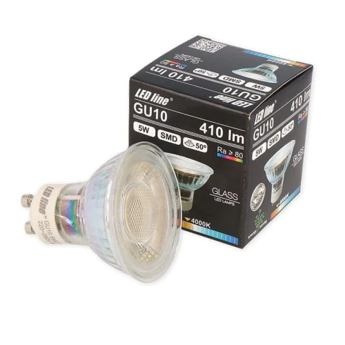 Żarówka LED LEDline GU10 5W 50° biała dzienna 230V