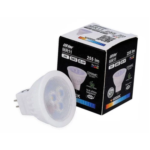 Żarówka LED LEDline MR11 3W 12V 38° SMD biała dzienna