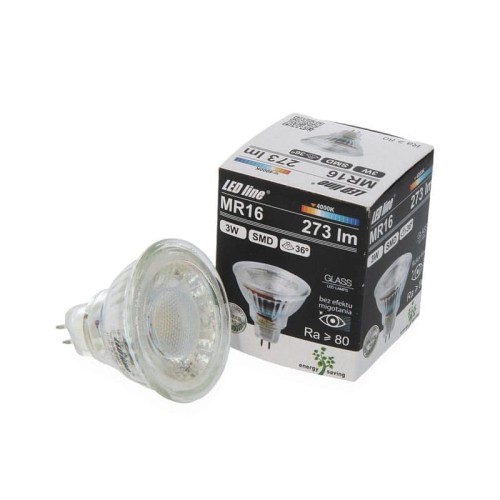 zarówka LED MR16 3W 12V 36°