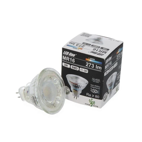 Żarówka LED LEDline MR16 3W 36˚ 12V AC/DC biała dzienna