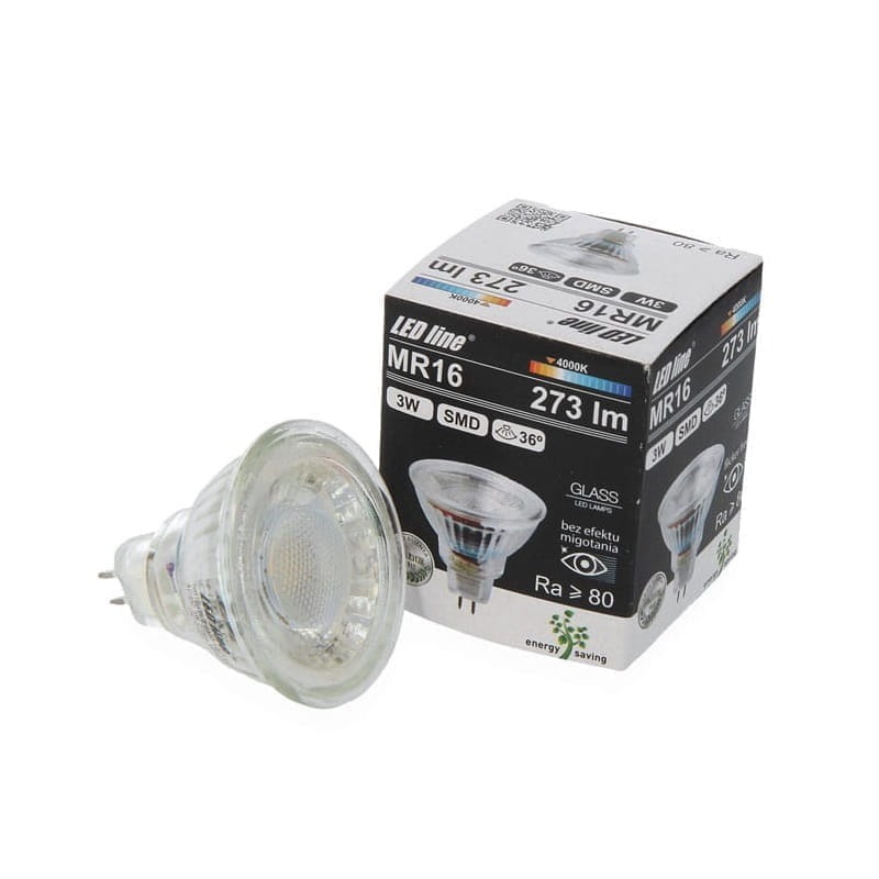 zarówka LED MR16 3W 12V 36°