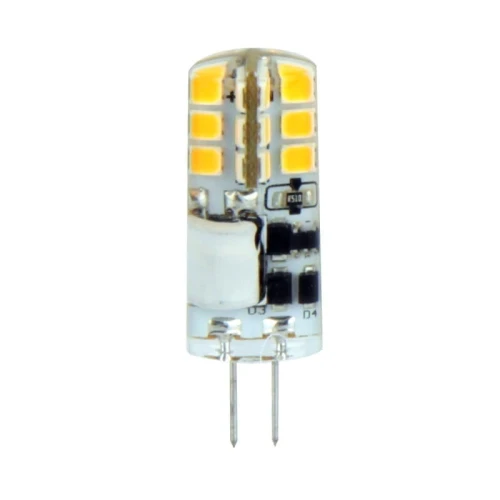 Żarówka LED G4 3W 12V AC/DC  silikon biała ciepła CCD