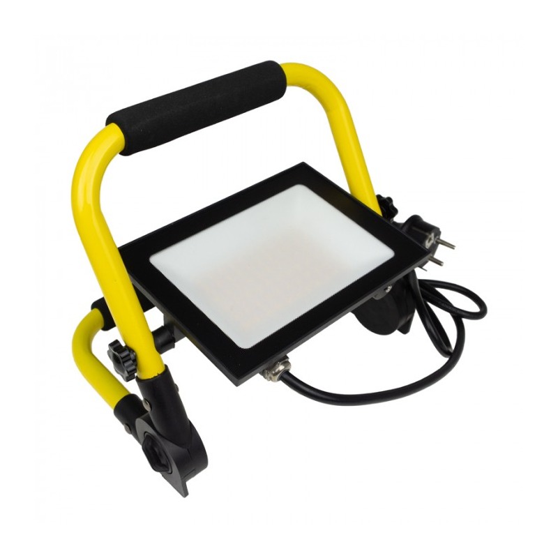 Naświetlacz LED 50W biały neutralny IP65 z przewodem