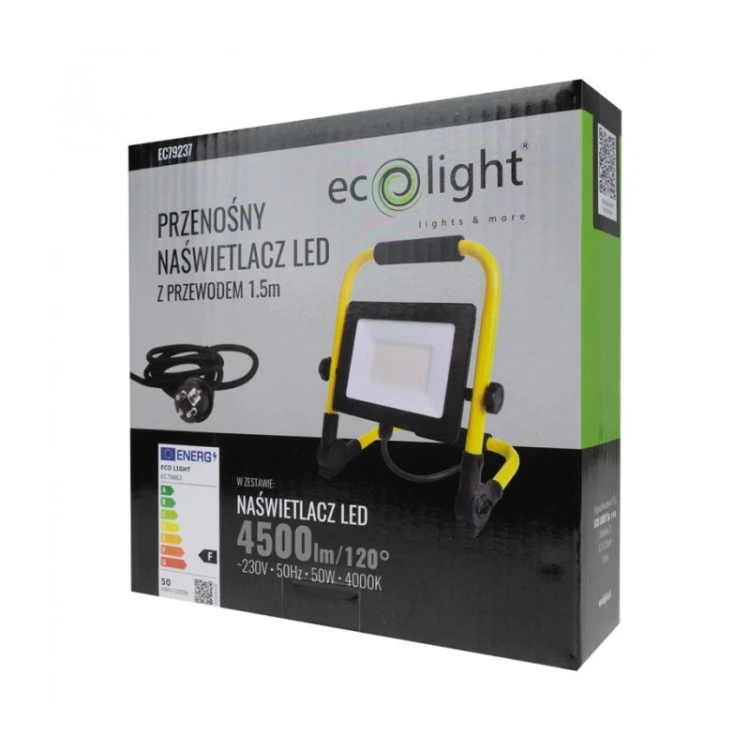 Naświetlacz LED SMD 50W 4000K z kablem 1,5m