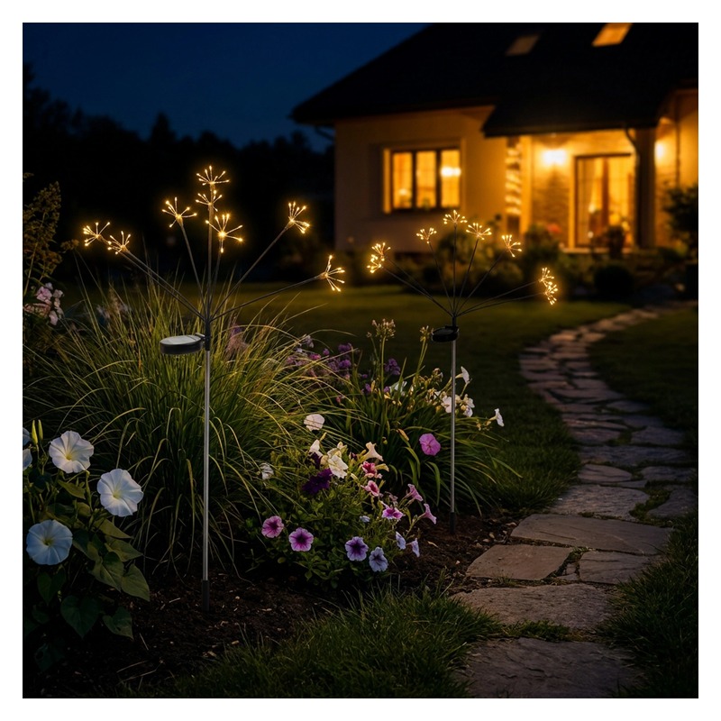 Solarna lampa wbijana ALISMA dmuchawiec 70cm