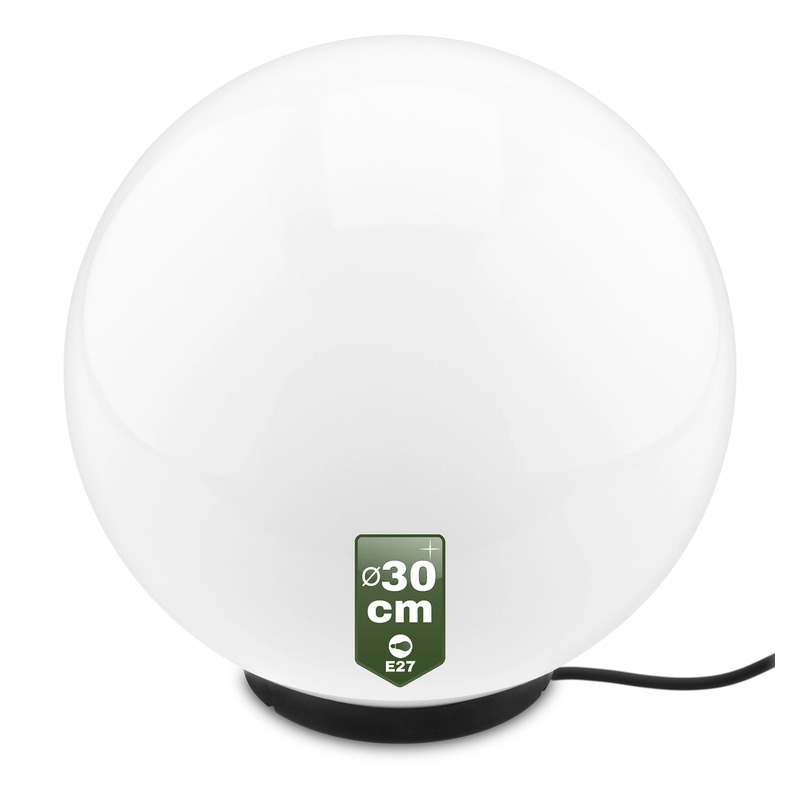 Lampa ogrodowa zewnętrzna 30cm kula LUMIKULA2