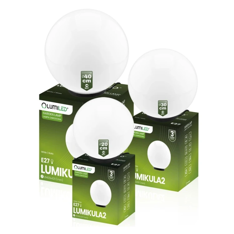 Lampa zewnętrzna kula LUMIKULA2 do ogrodu