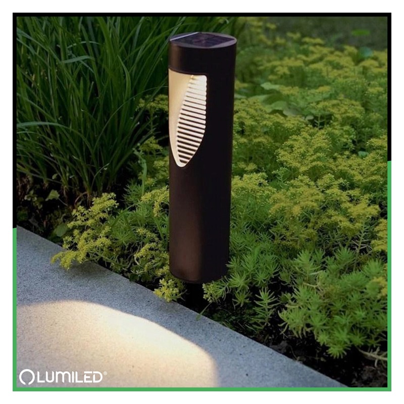 Lampa solarna BURGO 45cm neutralne światło LED