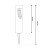 Wymiary lampy solarnej BURGO 45cm IP44 4000K