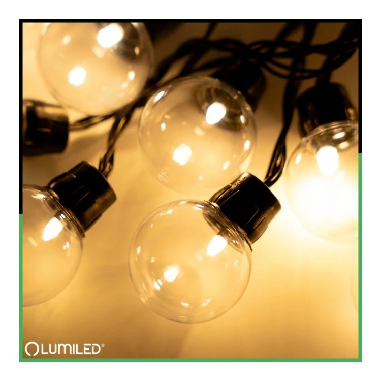 Łańcuch LED solarny GLADI3 ciepłe światło 30 LED