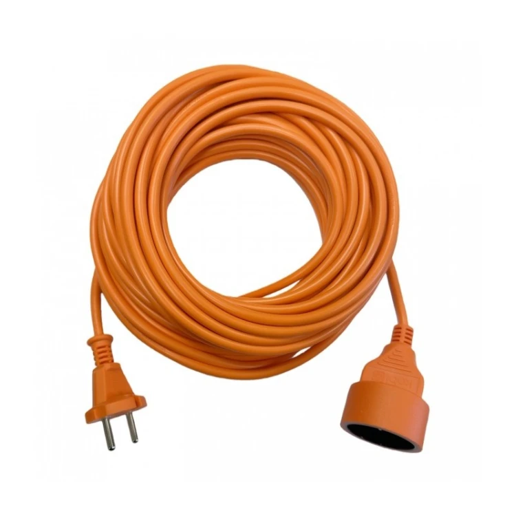 Przedłużacz zewnętrzny 30m 10A pomarańczowy OMY 2x1mm2