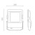 Wymiary naświetlacza LED line PRIME FLOODLIGHT 100W 4000K