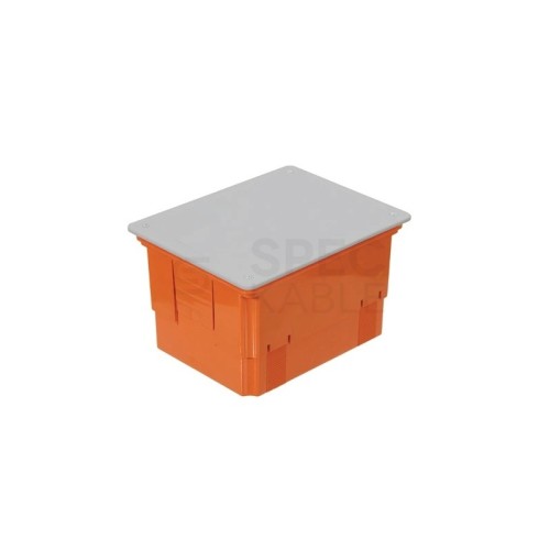 Puszka do złącza odgromowego regulowana 210x165x80-150 szara pokrywa RAL7035