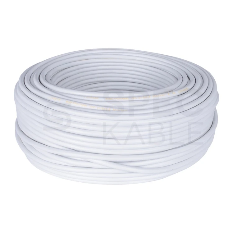 Przewód instalacyjny OMY 3x1,5mm2 300V biały