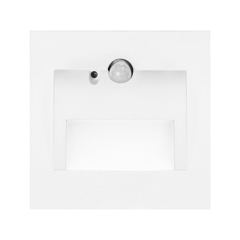 Lampka schodowa LED 12V 1,5W DRACO biała