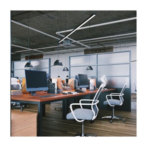 Oprawa liniowa LED 40W 120cm KOLINE GO Pro czarna