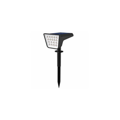 Lampa ogrodowa solarna wbijana RGBWreflektor