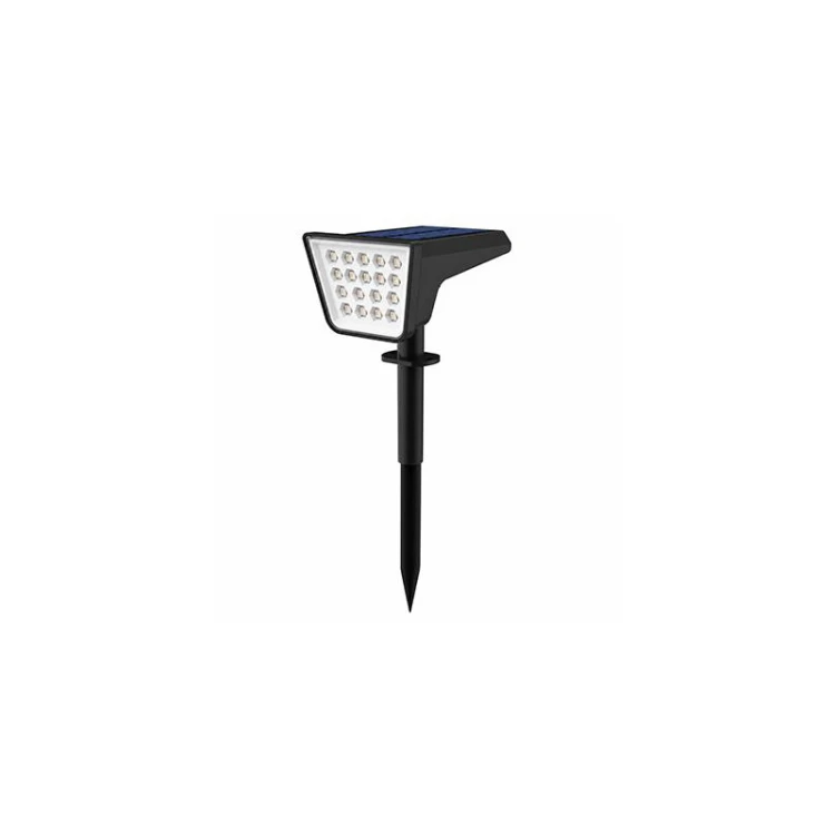 Lampa ogrodowa solarna wbijana RGBWreflektor