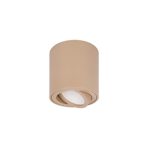 Oprawa natynkowa ruchoma GU10 IP20 beżowa 80x84mm