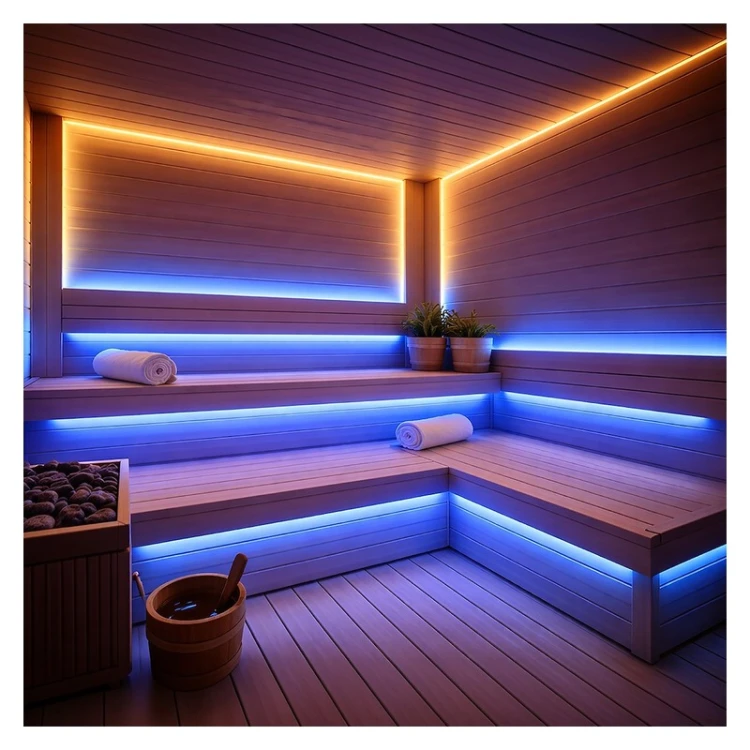 Taśma LED RGBWW 24V IP67 COB 5 metrów