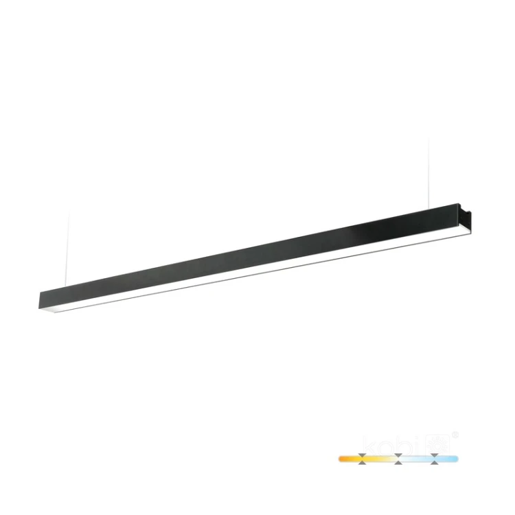 Wymiary lampy liniowej LED 40W 120cm KOLINE GO Pro czarna