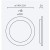 Wymiary panelu podtynkowego LED 24W 3CCT 2400lm IP20