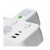 Rozgałęźnik elektryczny Linea PRO FL3 biały 230V