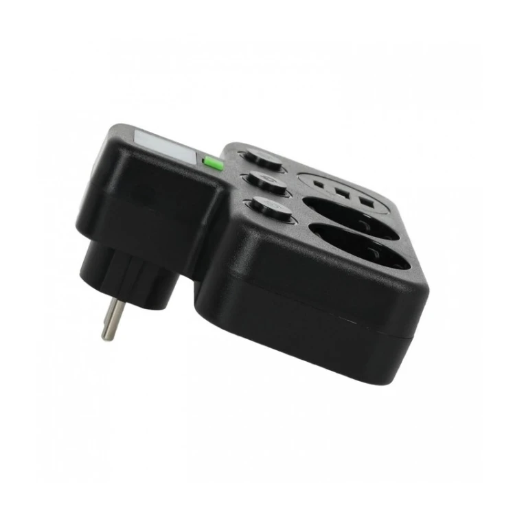 Rozgałęźnik elektryczny Linea PRO FL3 czarny 230V
