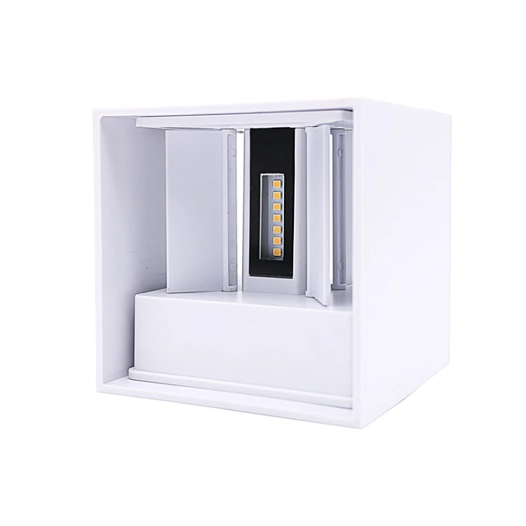 Kinkiet LED 2x3W 3000K IP65 biały CUBE LITE