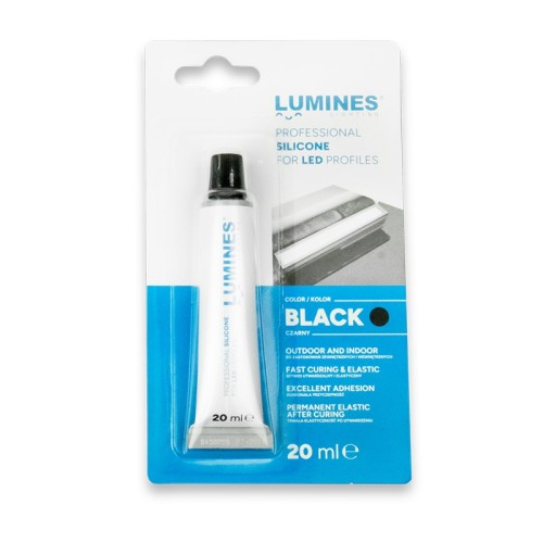 Silikon LUMINES Lighting czarny tubka 20 ml