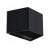 Kinkiet zewnętrzny solarny LED CUBE 3000K IP54 czarny