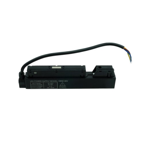 Moduł zasilający Magnetic 48V 100W IP67 czarny do systemu szynowego