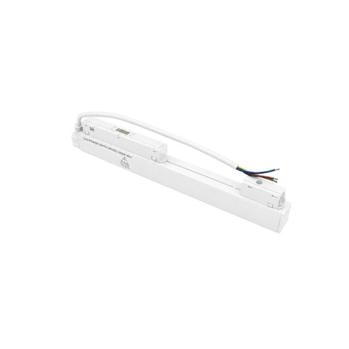 Zasilacz wewnętrzny Magnetic 48V 200W IP67 biały do szyn magnetycznych