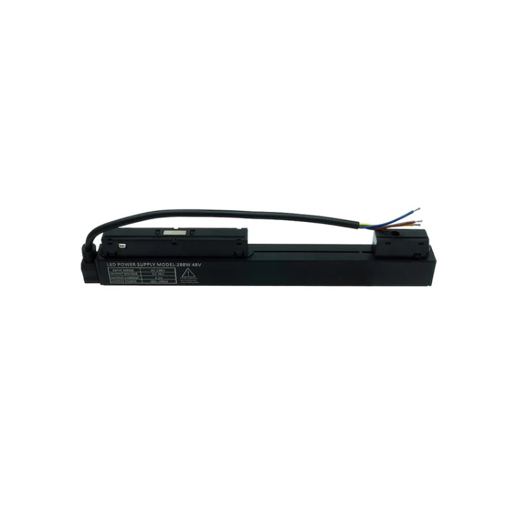 Zasilacz wewnętrzny Magnetic 48V 200W IP20 czarny do szyn magnetycznych