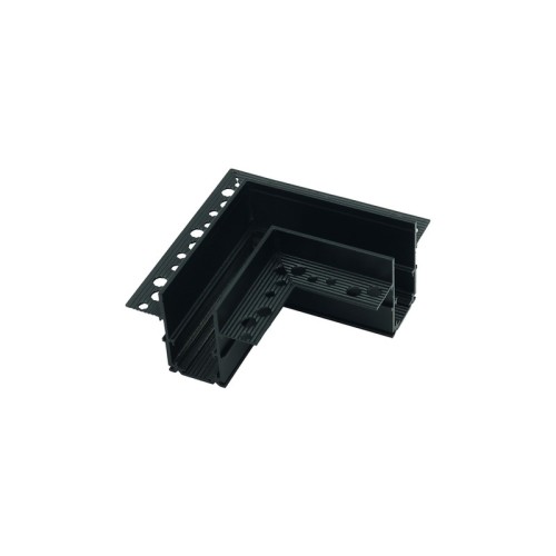 Łącznik kątowy Magnetic 48V czarny typ GK – estetyczne połączenie szyn magnetycznych pod kątem