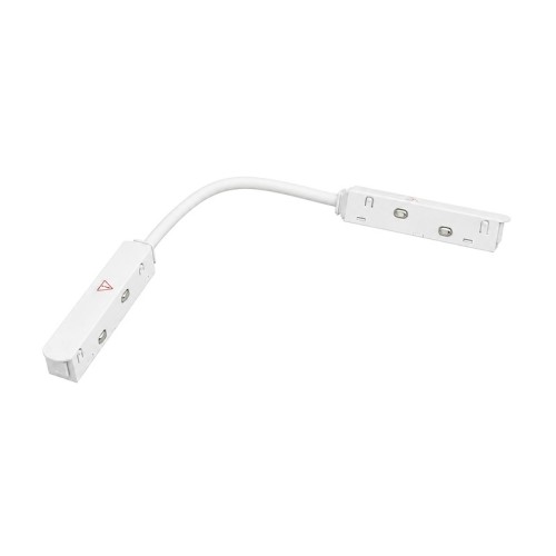 Łącznik biały elastyczny do szyn magnetycznych 48V – giętkie połączenie Magnetic 48V