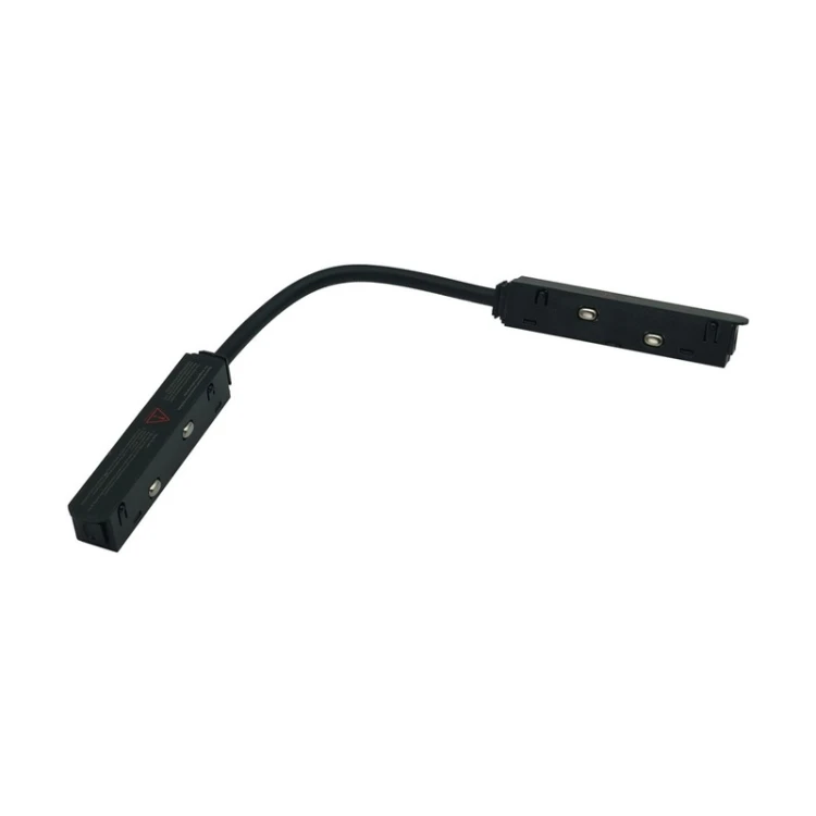 Łącznik czarny elastyczny do szyn magnetycznych 48V – giętkie połączenie Magnetic 48V