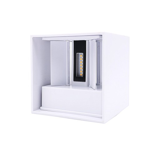 Kinkiet elewacyjny LED 2x3W 4000K IP65 CUBE LITE biały
