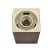 Lampa ogrodowa E27 w kolorze corten 80 cm CUBE