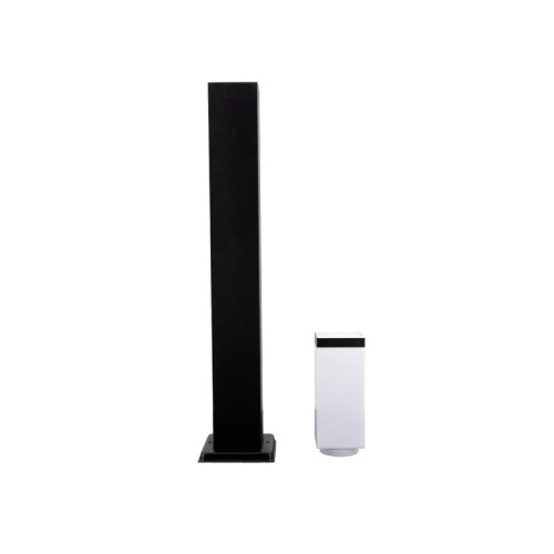 Lampa ogrodowa stojąca E27 80 cm CUBE czarna