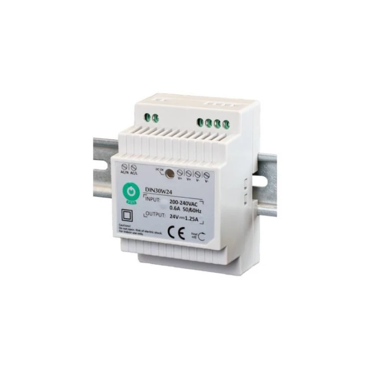 Zasilacz LED 30W 24V 1,25A na szynę DIN POS Power
