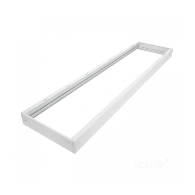 Montaż panelu LED 120×30 cm w ramce natynkowej