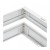 Solidna ramka do paneli LED 120×30 cm