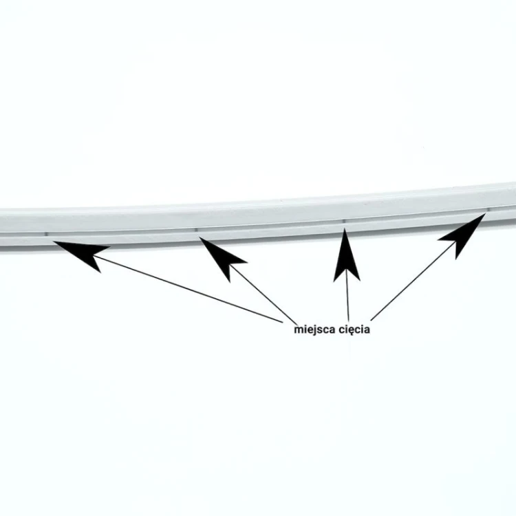 Taśma NEON LED FLEX 4000K 24V 9W/m 6x12mm rolka 100m sekcja cięcia