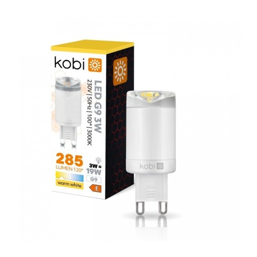 Żarówka LED G9 3W 230V 3000K biała ciepła