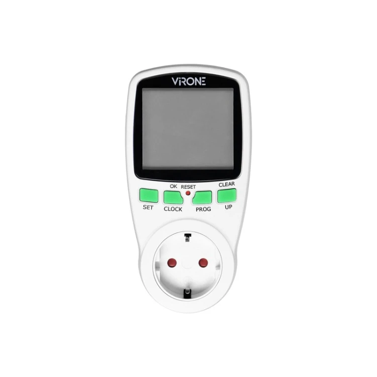 Programator tygodniowy LCD DT-1(GS) Schuko 16 programów